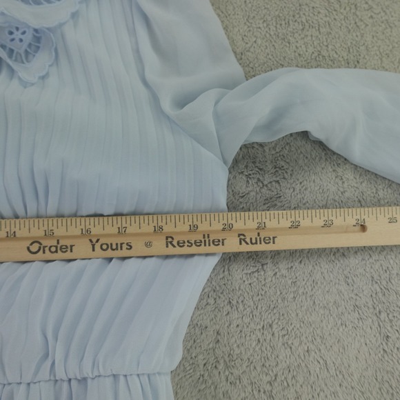 Self Portrait Dress Broderie Collar Chiffon‎ Mini - Picture 6 of 16